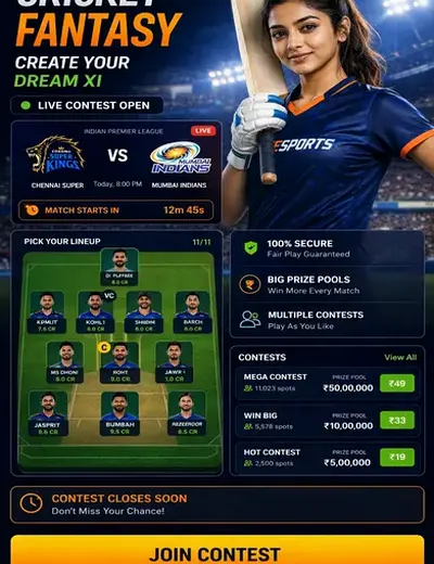 11abet (11 abet) fantasy cricket & matchday visual 3